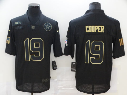 Men's Dallas Cowboys #19 Amari Cooper Black Game Jersey1