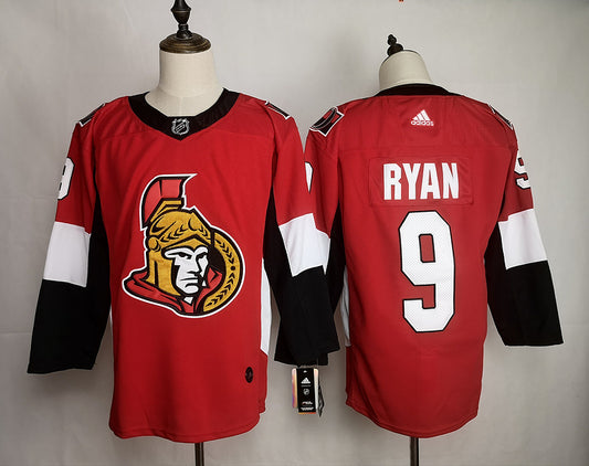 Men's Ottawa Senators Bobby Ryan #9 Red Player Jersey1