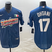 Men's Los Angeles Dodgers Shohei Ohtani #17 Royal Alternate Player Jersey1