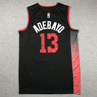 Men's Miami Heat Bam Adebayo #13 Black 2023/24 Swingman Jersey1 - City Edition