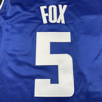 Men's Sacramento Kings De'Aaron Fox #5 Blue 2023/24 Swingman Jersey1 - City Edition