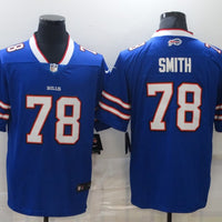 Men's Buffalo Bills Bruce Smith #78 Blue Game Player Jersey1