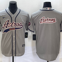 Men's Houston Astros Gray Replica Team Jersey1 Joint Edition
