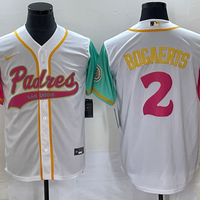 Men's San Diego Padres Xander Bogaerts #2 White City Connect Replica Player Jersey1 Joint Edition