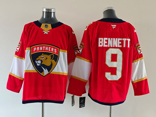 Men's Florida Panthers Sam Bennett #9 Fanatics Red Game Jersey