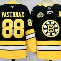 Men's Boston Bruins David Pastrnak #88 Fanatics Black Player Jersey