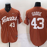 Men's Texas Longhorns Leighann Goode #43 Brown Replica Player Jersey