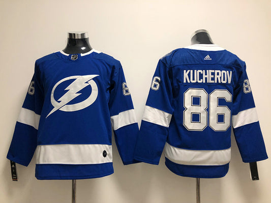 Men's Tampa Bay Lightning Nikita Kucherov #86 Blue Home Breakaway Player Jersey1