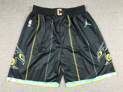 Men's Charlotte Hornets Black 2022/23 Basketball Shorts11 City Edition