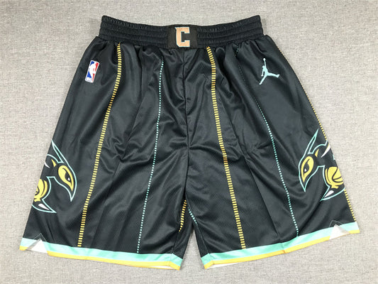 Men's Charlotte Hornets Black 2022/23 Basketball Shorts11 City Edition