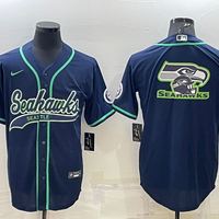 Men's Seattle Seahawks Navy Game Jersey