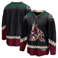 Men's Arizona Coyotes Black Home Breakaway Blank Jersey1