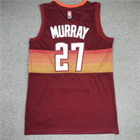Men's Denver Nuggets Jamal Murray Red Swingman Player Jersey1
