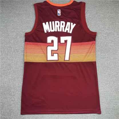 Men's Denver Nuggets Jamal Murray Red Swingman Player Jersey1