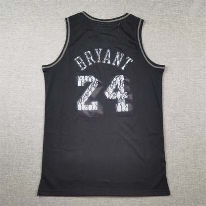 Men's Los Angeles Lakers Kobe Bryant #24 Black 1996/97 Hardwood Classics Swingman Jersey1