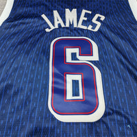 Men's 2024 USA Dream Team LeBron James #6 Navy Authentic Player Jersey