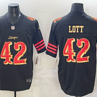 Ronnie Lott San Francisco 49ers Black Jersey