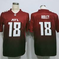 Men's Atlanta Falcons Calvin Ridley #18 Red 2nd Alternate Game Jersey1