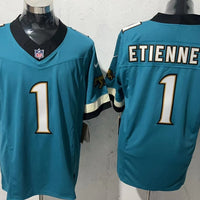 Men's Jacksonville Jaguars Travis Etienne Jr. #1 Teal Alternate Game Jersey
