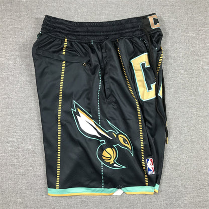 Men's Charlotte Hornets Black 2022/23 City Edition Basketball Shorts11