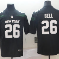 Men's New York Jets Le'Veon Bell #26 Black Game Jersey1