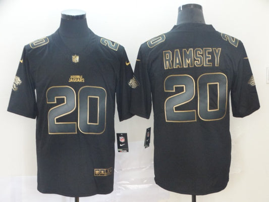 Men's Jacksonville Jaguars #20 Jalen Ramsey Black Game Jersey1