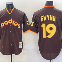 Men's San Diego Padres Tony Gwynn #19 Brown Limited Player Jersey