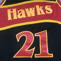 Dominique Wilkins Atlanta Hawks Black Jersey - 3