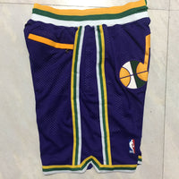 Men's Utah Jazz Purple Basketball Shorts1