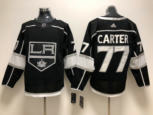 Men's Los Angeles Kings Jeff Carter #77 Black Home Breakaway Player Jersey1