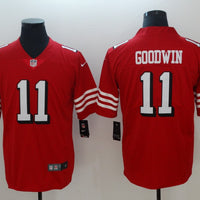 Men's San Francisco 49ers Marquise Goodwin #11 Red Game Jersey1