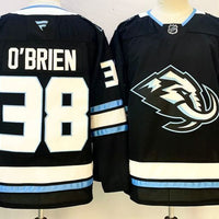Men's Utah Mammoth Liam O'Brien #38 Fanatics Black Player Jersey