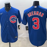 Men's Chicago Cubs Alex Bregman #3 Royal Limited Player Jersey