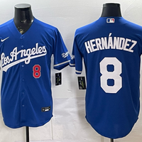 Men's Los Angeles Dodgers Enrique Hernandez #8 Royal Alternate Replica Jersey