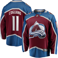 Men's Colorado Avalanche Andrew Cogliano #11 Burgundy Home Breakaway Jersey1