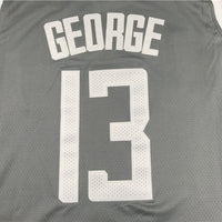 Men's LA Clippers Paul George Gray 2020/21 Swingman Jersey1 - Earned Edition