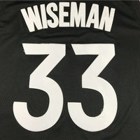 Men's Golden State Warriors James Wiseman #33 Black Swingman Jersey1