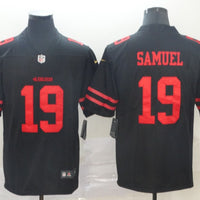 Men's San Francisco 49ers Deebo Samuel #19 Black Game Jersey1