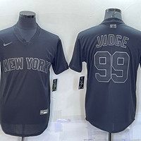 Men's New York Yankees Aaron Judge #99 Black Alternate Game Jersey1