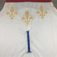 Men's New Orleans Pelicans Zion Williamson #1 White 2020/21 Swingman Jersey1
