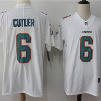 Men's Miami Dolphins Jay Cutler #6 White Game Jersey1