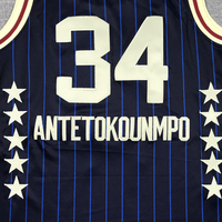 Men's Milwaukee Bucks Giannis Antetokounmpo #34 Navy 2024 NBA All-Star Game Swingman Jersey1