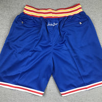 Men's Golden State Warriors Blue Classic Edition Warriors Origins Basketball Shorts1
