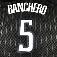 Men's Orlando Magic Paolo Banchero #5 Black 2022/23 Swingman Jersey1 - City Edition