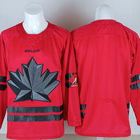Men's Canada Hockey Red 2026 Winter Olympics Blank Jersey