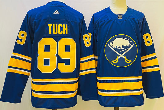Men's Buffalo Sabres Alex Tuch #89 Royal Replica Jersey1