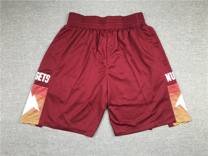 Men's Denver Nuggets Red City Edition Basketball Shorts1