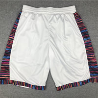 Men's Brooklyn Nets White City Edition Basketball Shorts1