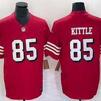 Men's San Francisco 49ers George Kittle #85 Red Vapor Limited Jersey1