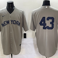 Men's New York Yankees Jonathan Loaisiga #43 Gray Replica Player Jersey